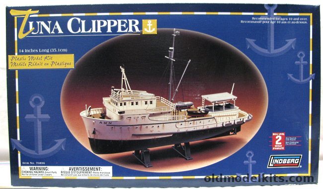 Lindberg 1/58 Tuna Clipper 'Ann' (Gulf Star) - (Ex-Pyro and Life-Like), 70896 plastic model kit